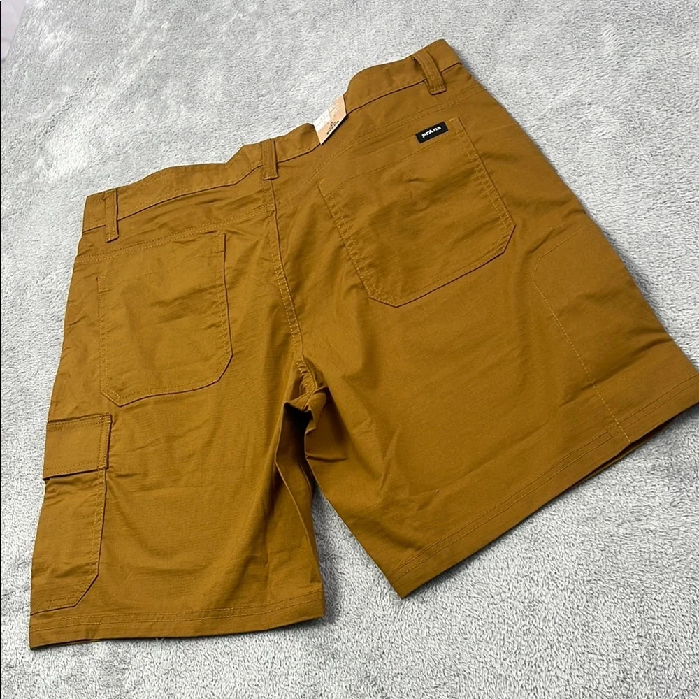 NEW Prana 33 Double Peak Short Men's Organic Cotton Standard Fit Cargo Shorts 8